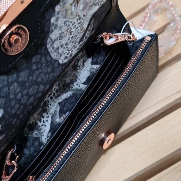 TED BAKER LONDON Leather Wallet on a Chain - Picture 5 of 6